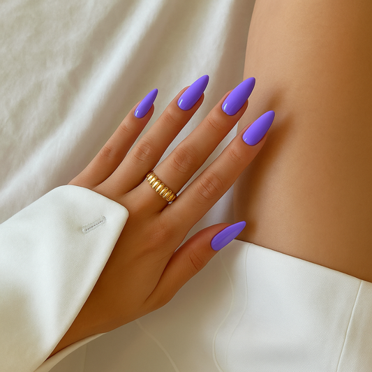 Medium Oval - Purple Glossy
